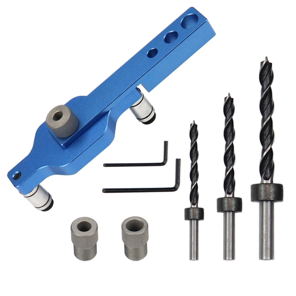 Doweling Jig Self-Centering Drill Guide Woodworking Tool Locator Joinery Hole Puncher