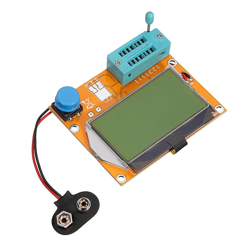 Geekcreit LCR-T4 Transistor Tester with 12864 LCD - Resistance, Capacitance, and ESR SCR Meter