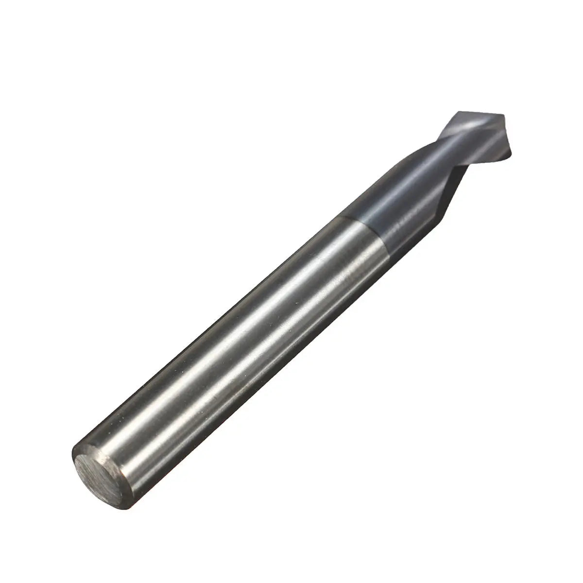 Drillpro 2pcs 6mm 2-Flute 90° Chamfer Mill HRC45 Carbide End Mill Cutter