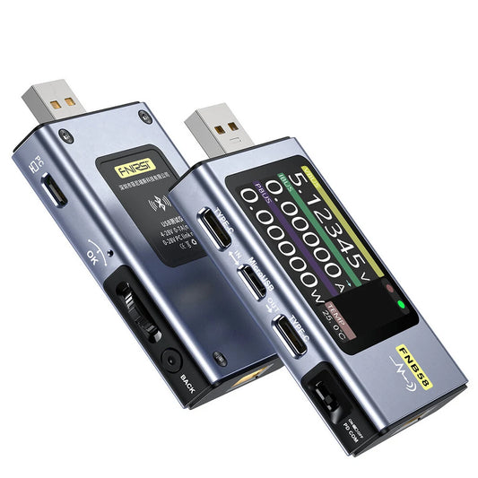 FNIRSI-FNB58 USB QC/PD Voltage & Current Tester with HD Display, Type-C Fast Charging, Human-Computer Interaction & Cable Detection