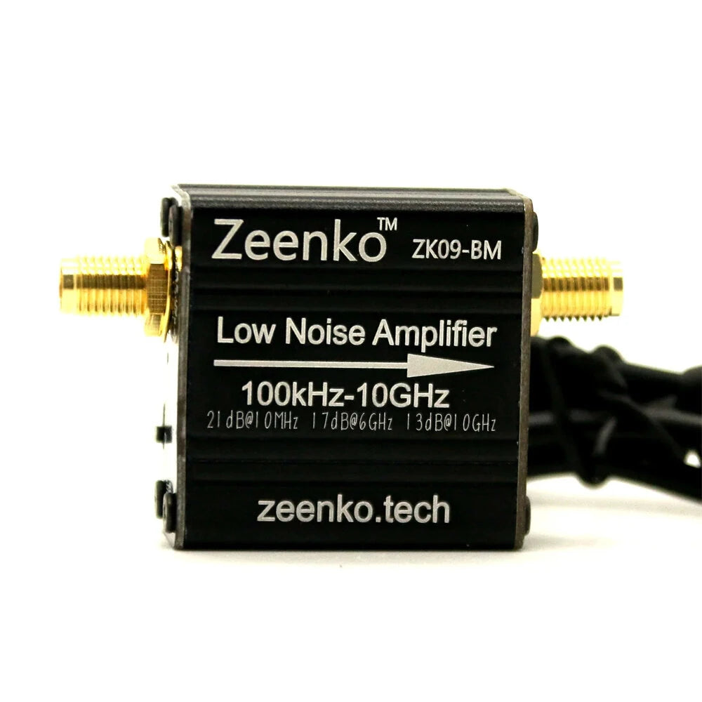 Zeenko BM Series USB Low Noise RF Amplifier 100KHz-10GHz 20dB Gain with Built-in Battery