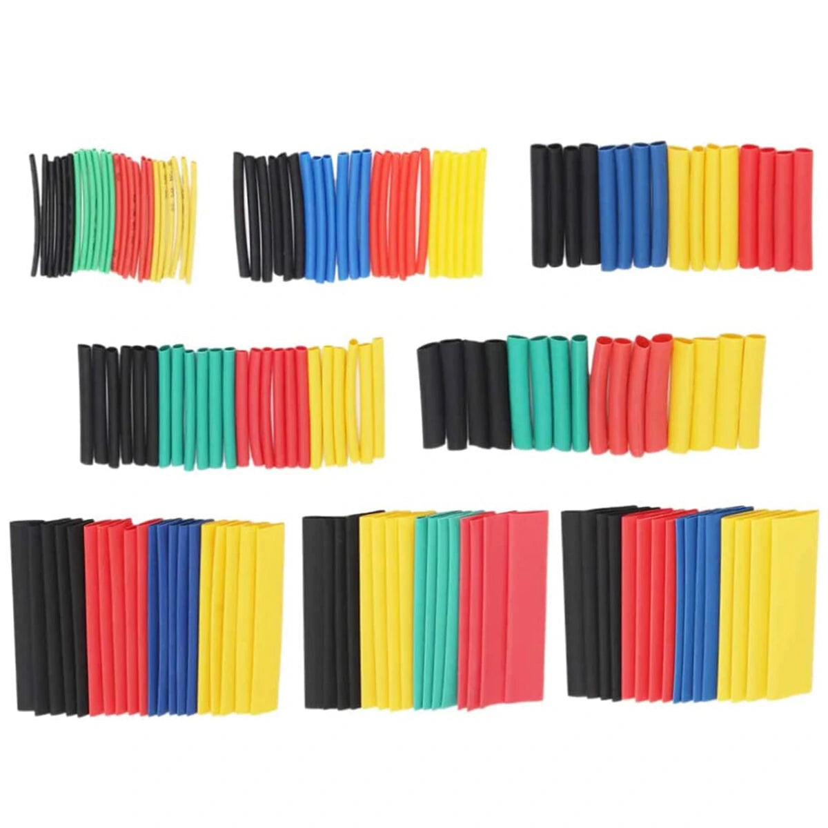 328PCS Heat Shrink Tubing Kit, 2:1 Electrical Wire Cable Sleeving for DIY & Tools