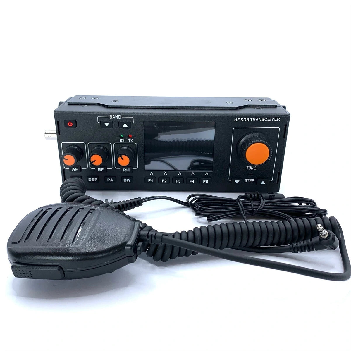 RS-918 Plus HF SDR Transceiver MCHF QRP Amateur Radio with Microphone & 3.4AH Charger