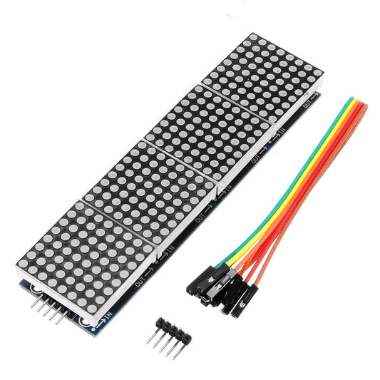 Geekcreit 5pcs MAX7219 LED Dot Matrix Display Module 4-in-1