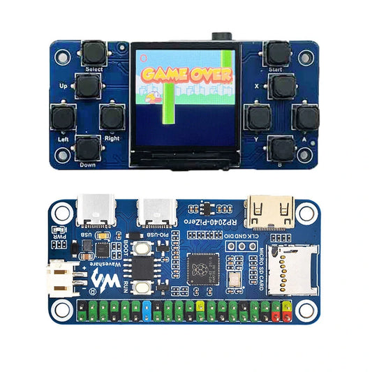Raspberry Pi PICO RP2040 with 1.3 LCD Game HAT Display & Audio Buzzer