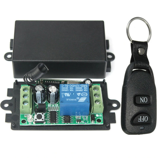 Geekcreit® 12V 10A Wireless RF Remote Control Relay Switch with Receiver - 433MHz 1CH