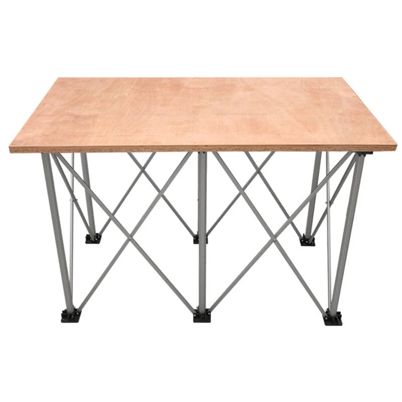 Aluminum Alloy Portable Workbench: Telescopic Strut Work Table & Sawhorse Support for Woodworking