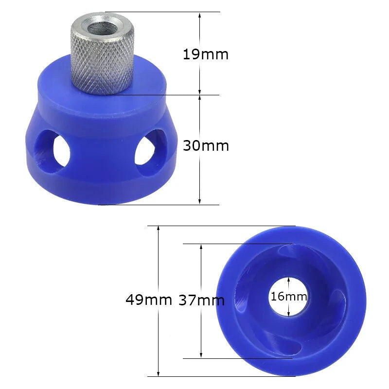 Precision Handheld Woodworking Drill Locator | 3-10mm Circular Tenon Positioning Tool for DIY Projects