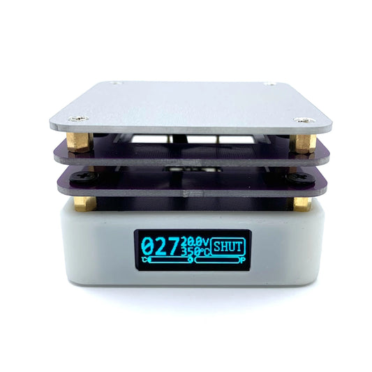 65W Mini Hot Plate Preheater with OLED Display for PCB Board Welding and Repair