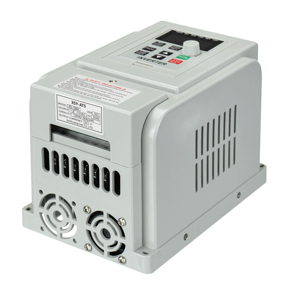 Universal Frequency Converter 0.75/1.5/2.2KW, 110V Input to 220V Output, Global Use, Overcurrent and Overvoltage Protection, Ideal for Fans, Pumps, Compressors