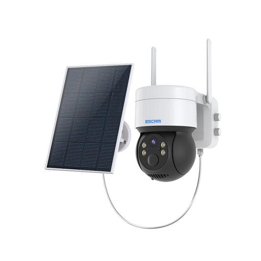ESCAM QF170 2MP Solar WiFi PTZ IP Camera with PIR Alarm, Full-Color Night Vision, Two-Way Audio, IP66 & Cloud Storage