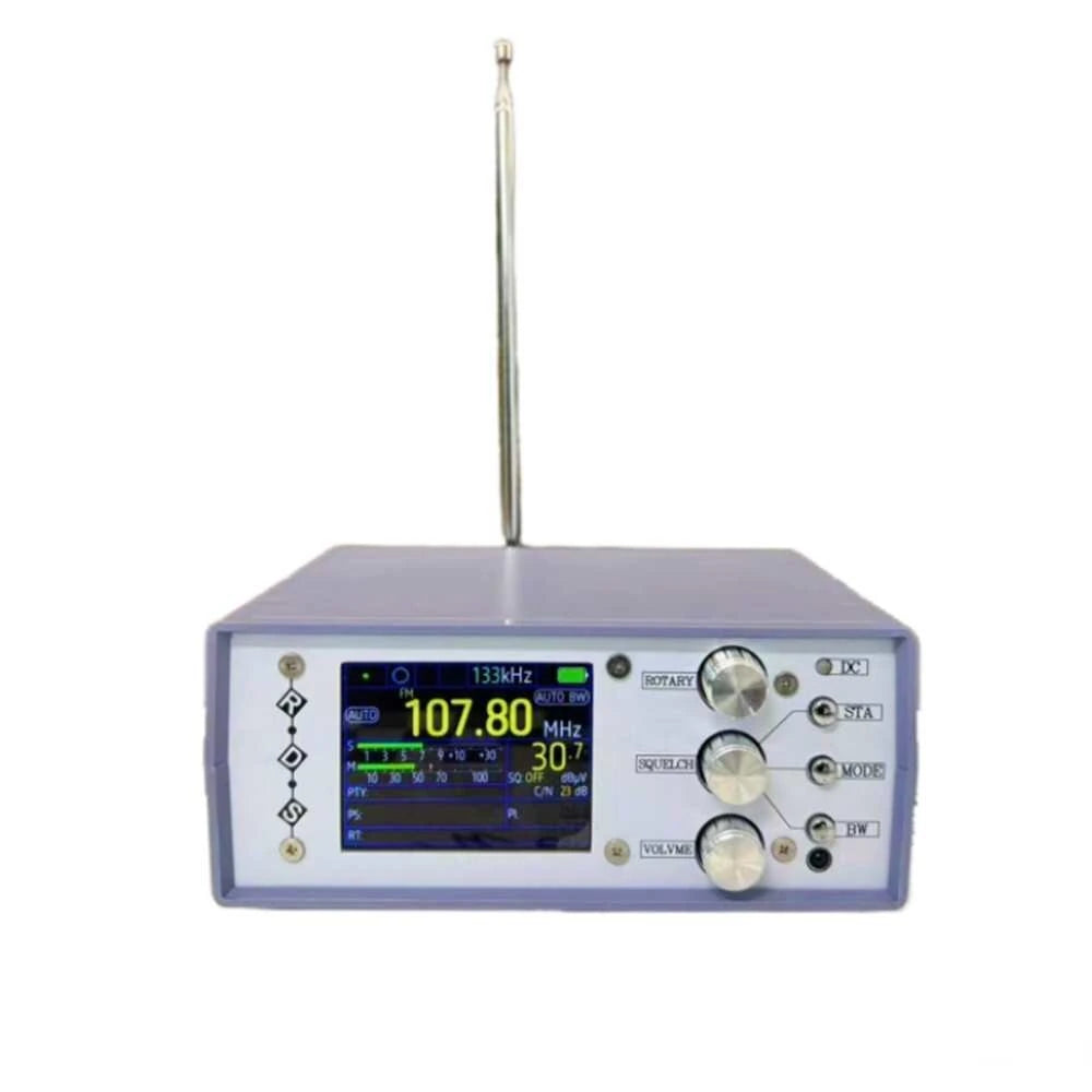 TEF6686 Desktop Radio: Pro-Grade Sensitivity, Full Band FM 65-108MHz, AM 144kHz-27MHz, ABS Material, Auto Channel Closure, High Coverage International Reception