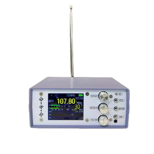 TEF6686 Desktop Radio: Pro-Grade Sensitivity, Full Band FM 65-108MHz, AM 144kHz-27MHz, ABS Material, Auto Channel Closure, High Coverage International Reception