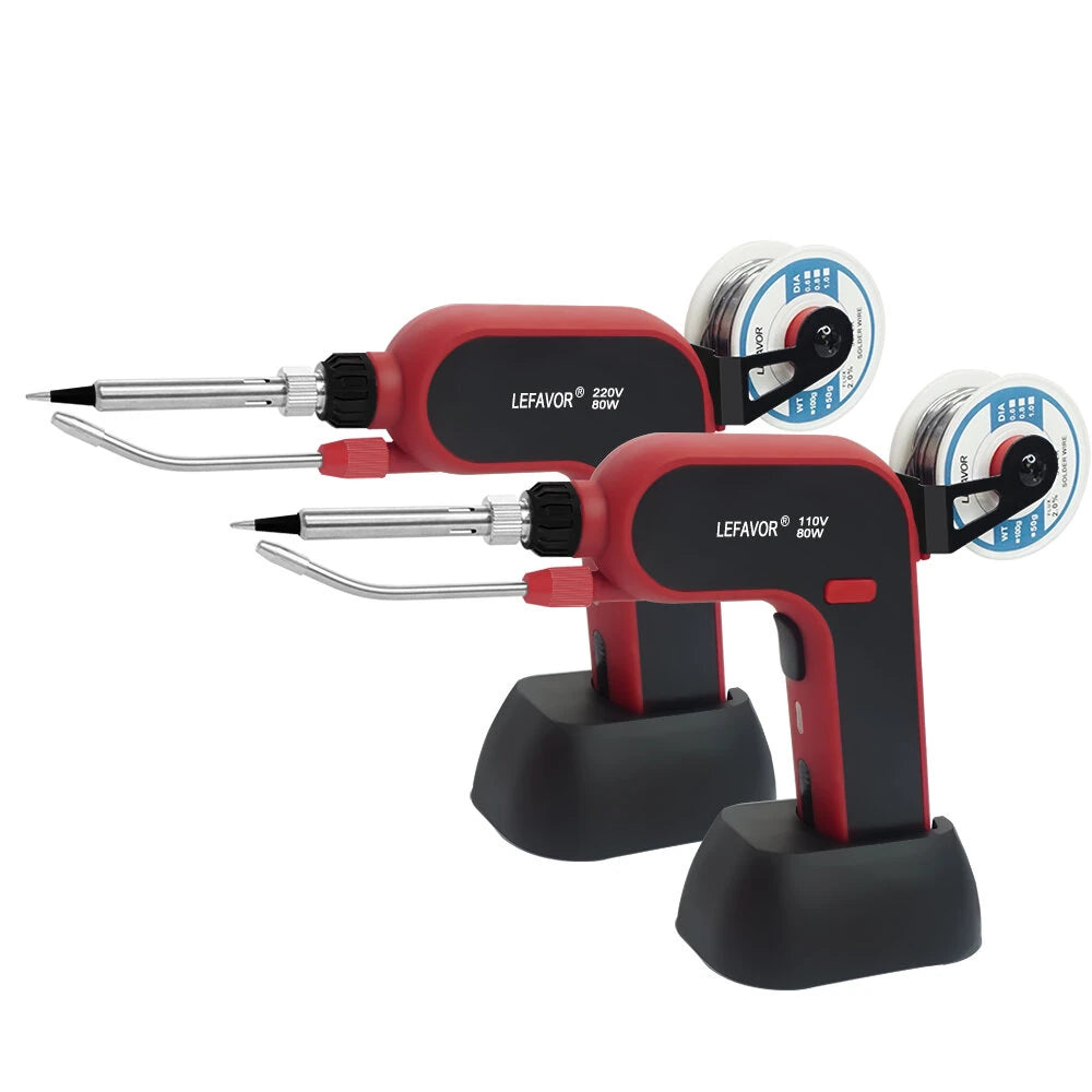 80W/120W Auto-Feed Electric Soldering Iron Gun - Handheld Internal Heating Welding Tool
