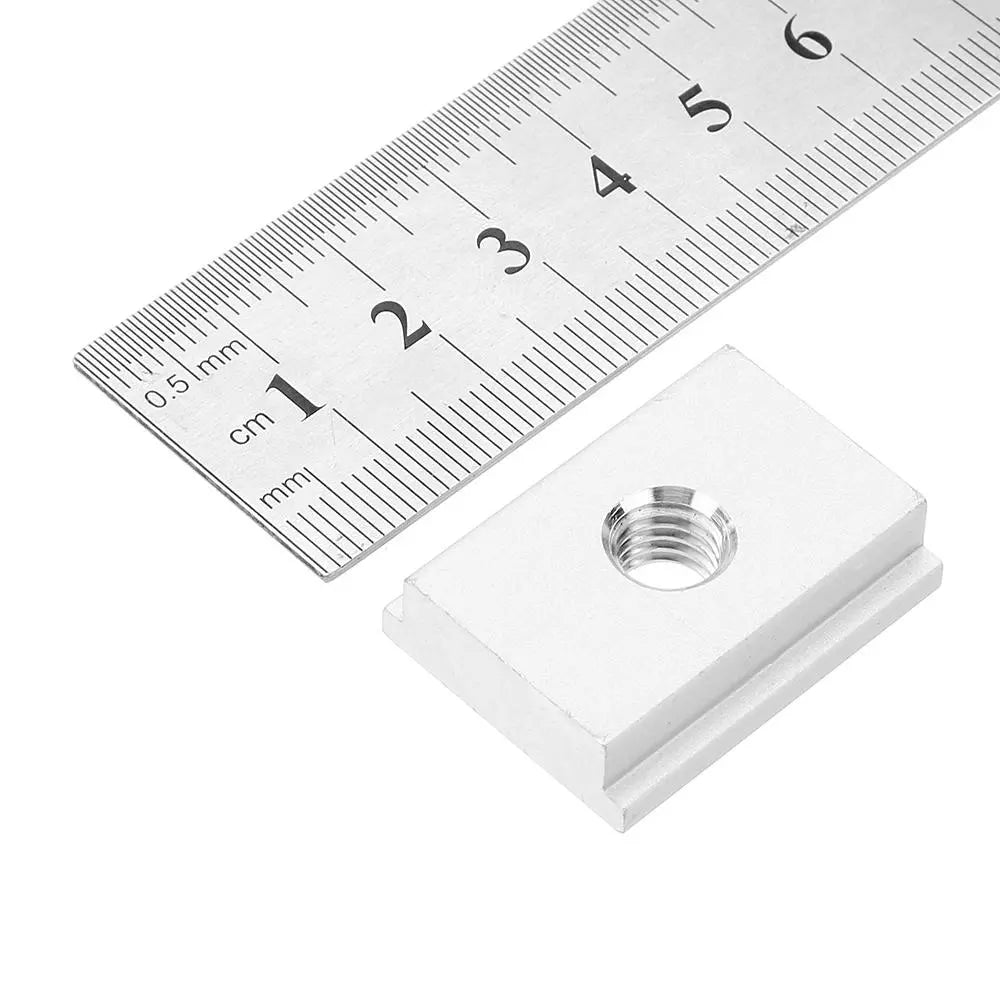 ENJOYWOOD 10pcs M8 T-Track Sliding T Slot Nuts for Woodworking Tools