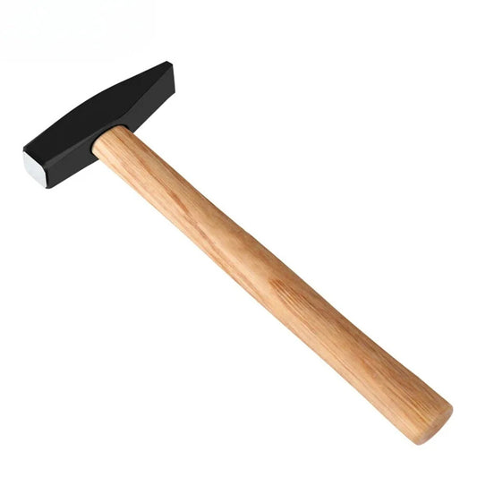Carbon Steel Blacksmith Forging Hammer with Wood Handle for Woodworking and Machinist Engineers