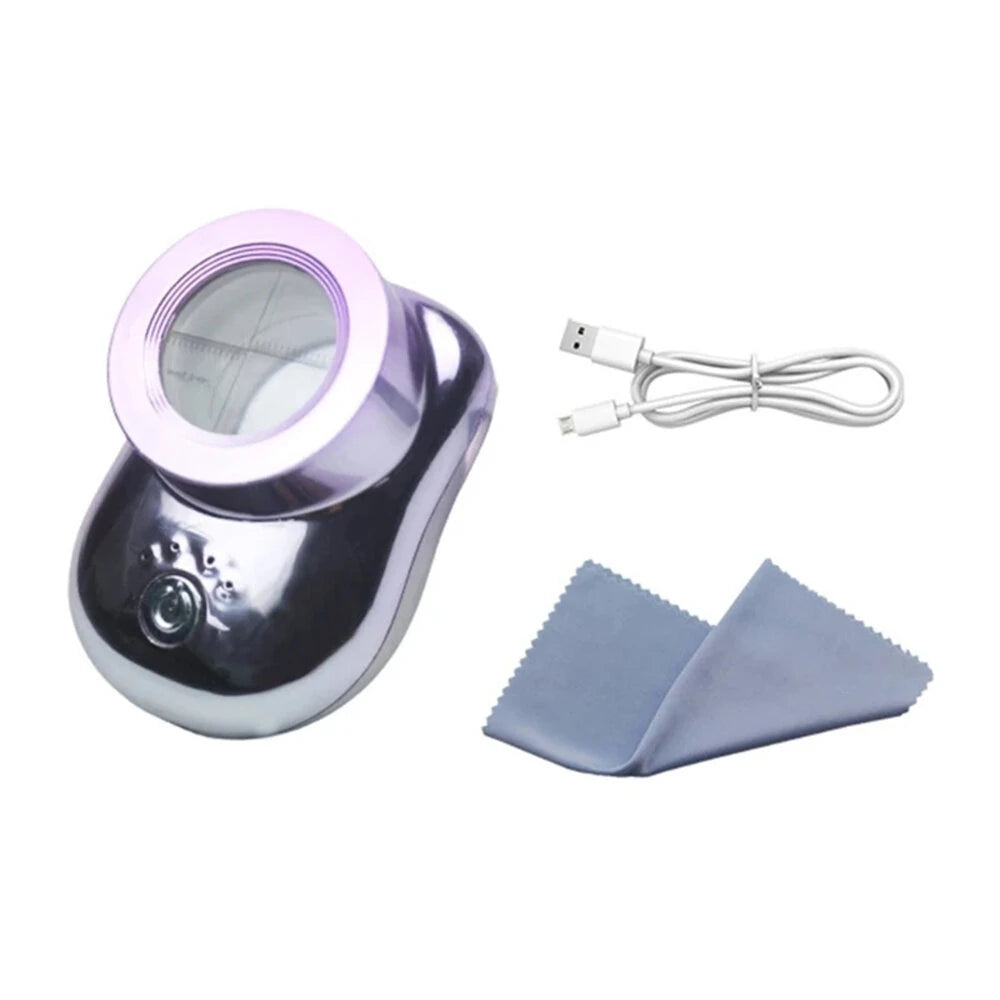 Handheld 40x Magnifying Glass with LED Light - 30mm Lens for Jewelers, Crafts & Seniors