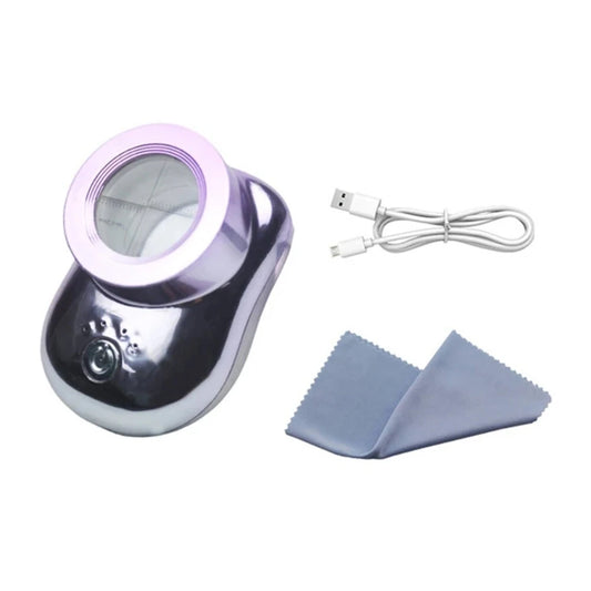 Handheld 40x Magnifying Glass with LED Light - 30mm Lens for Jewelers, Crafts & Seniors