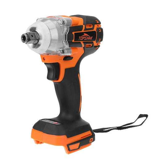 Cordless Impact Wrench Topshak PW1 380N.M, Stepless Speed Switch, Compatible with 18V Makita Battery