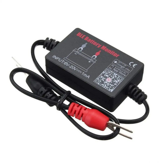 BM2 Bluetooth Battery Monitor for 12V Vehicles - Real-Time Alerts, Short-Circuit & Reverse-Connection Protection, Android & iOS Compatible, Graphical Charging History