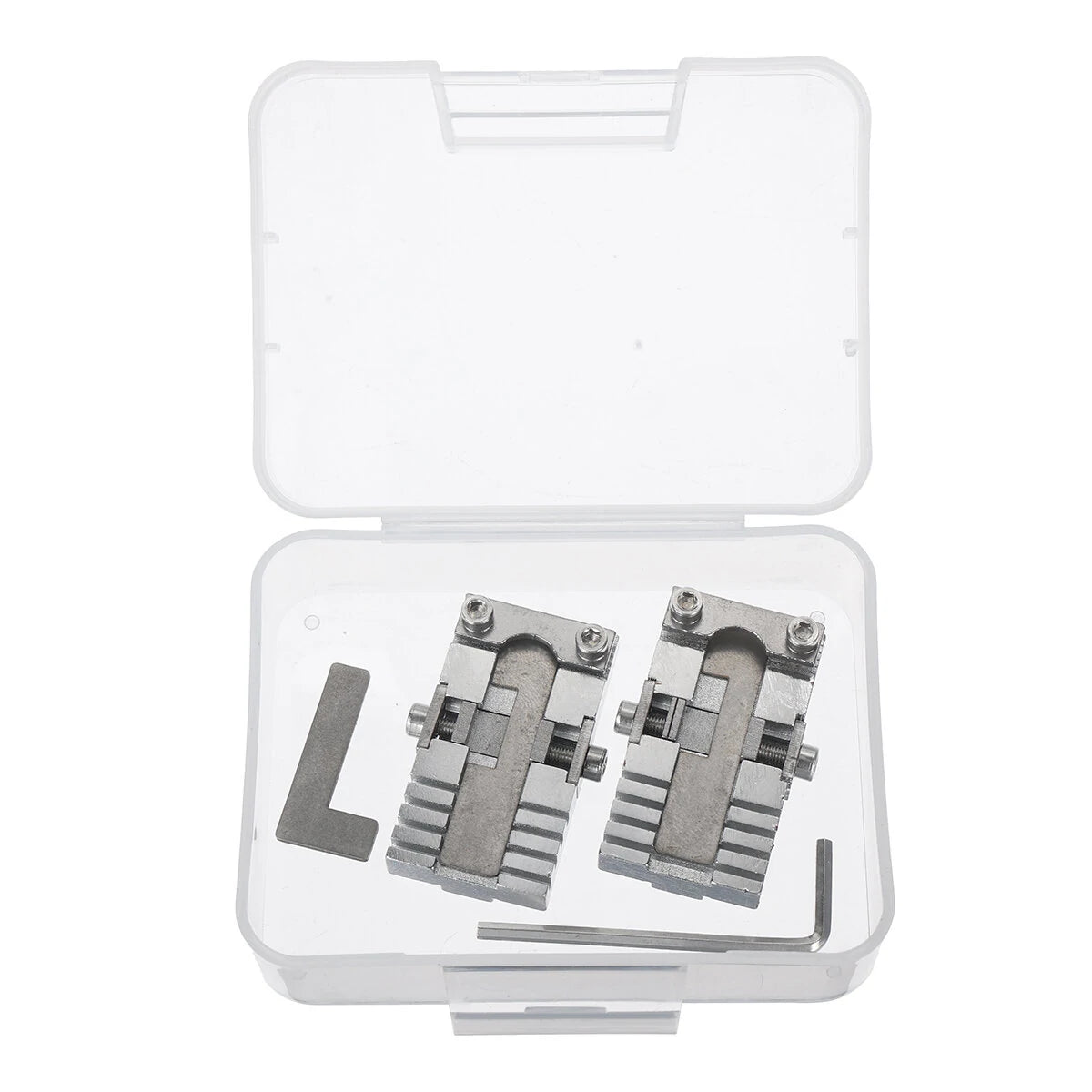 Durable Stainless Steel Universal Key Machine Clamp Set for Precise Key Cutting - Ideal for Car & Household Keys