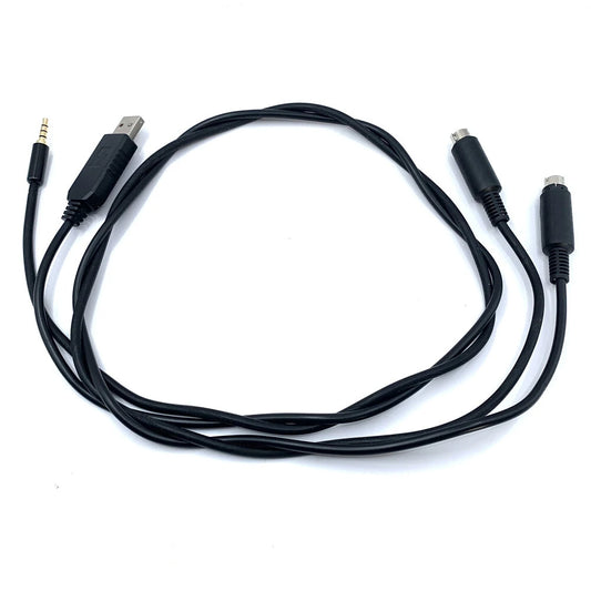 Compact FT8 USB Audio Cable for FT817/FT818ND/FT857/FT897 Radios - 90cm Plug & Play, Ideal for Travel & Outdoor Use