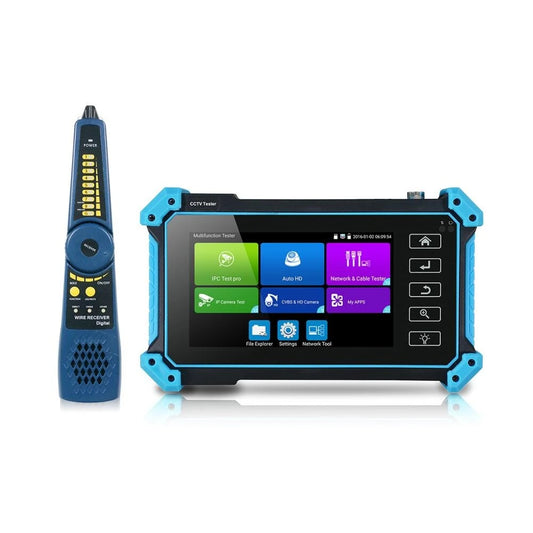 5-in-1 4K CCTV Tester: IPC-5100 Plus, IP CVI TVI AHD Analog, VGA Input, POE, TDR, Digital Cable Tracer