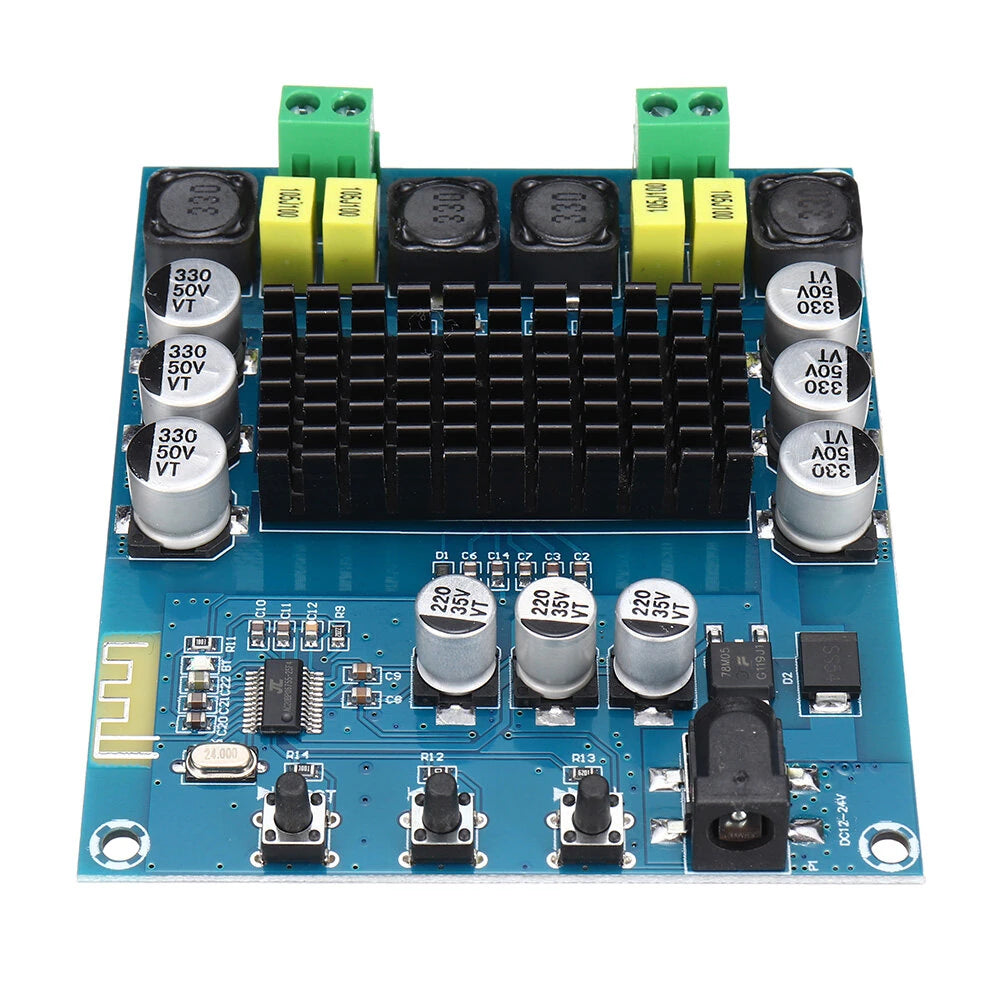 XH-M548 TPA3116D2 Bluetooth 5.0 Dual Channel 240W High-Power Digital Audio Amplifier Board