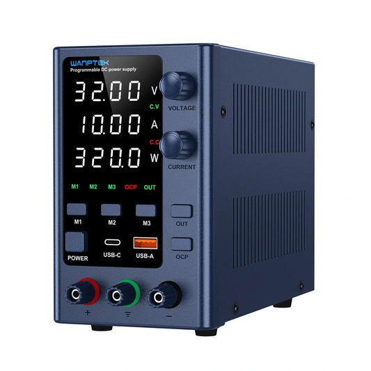 WANPTEK Digital Power Supply 0-160V 0-10A with Multi-Function Protection & Stability for Electronics - Model EPS Series