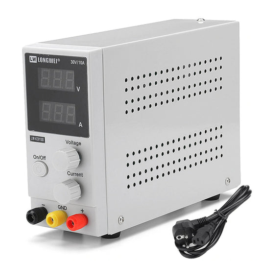 LONG WEI LW-K3010D Adjustable Digital DC Power Supply 30V 10A 110V/220V Switching Power Supply