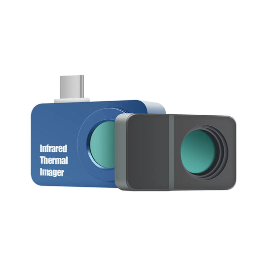 Professional T7S+ Infrared Thermal Imager with Macro Lens, 256x192 High Resolution, -15°C to 600°C Range, 30-50mm Focus, Mobile App for Solar Power Device Error Detection