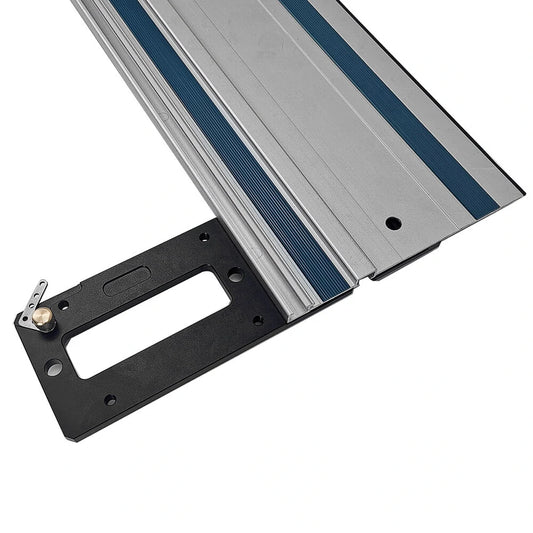 Aluminum Alloy Mini Track Saw Guide Rail Square 90° Right Angle Woodworking Tool