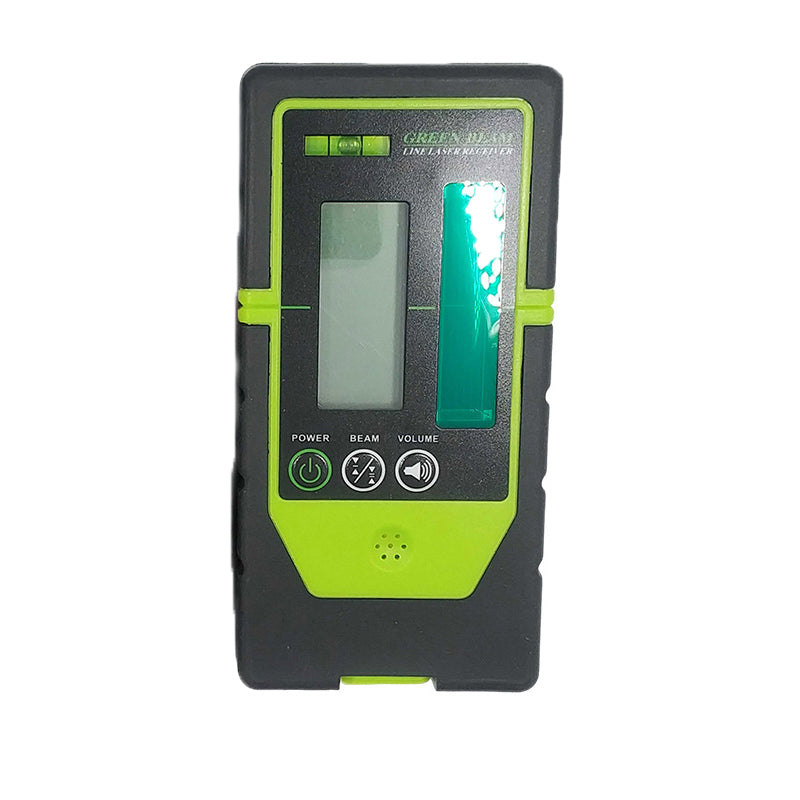 Laser Level Receiver – 196ft Range, Dual LED & Beeper, Red/Green Beam Compatible