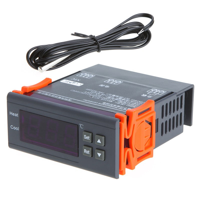 Digital Temperature Controller 10A 220V Thermocouple, -40℃ to 120℃, Alarm Function