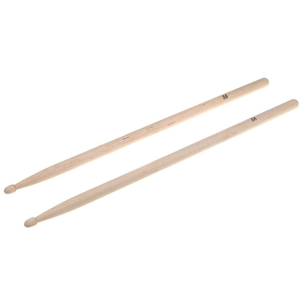 5A Maple Wood Drumsticks - Lightweight Professional Pair for Drum Set