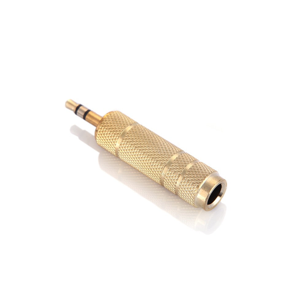 3.5mm Male to 6.5mm Female Audio Jack Adapter for Electric Guitars, Microphones, Headphones