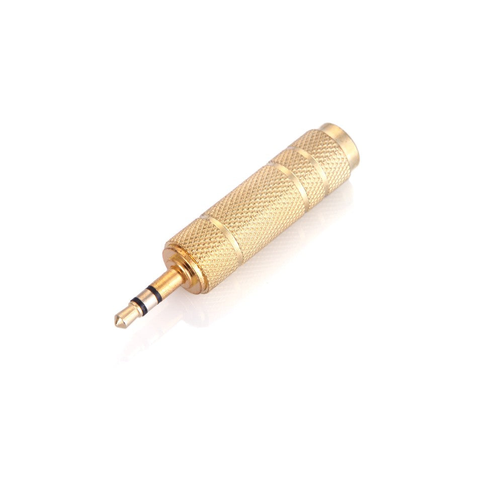 3.5mm Male to 6.5mm Female Audio Jack Adapter for Electric Guitars, Microphones, Headphones