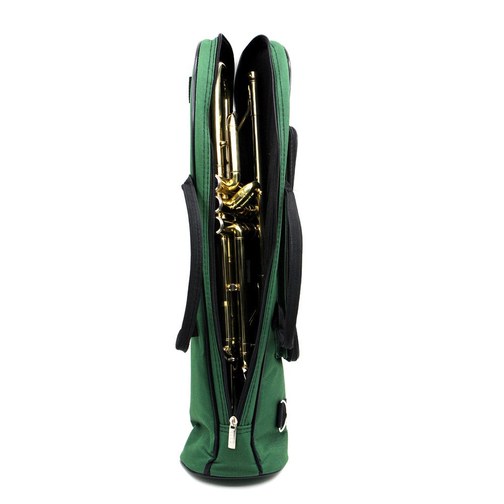 Water-Resistant Trumpet Gig Bag, 600D Oxford Cloth, Adjustable Shoulder Strap, 5mm Padded, with Pocket