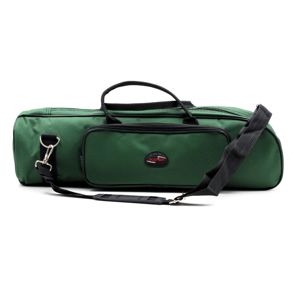 Water-Resistant Trumpet Gig Bag, 600D Oxford Cloth, Adjustable Shoulder Strap, 5mm Padded, with Pocket