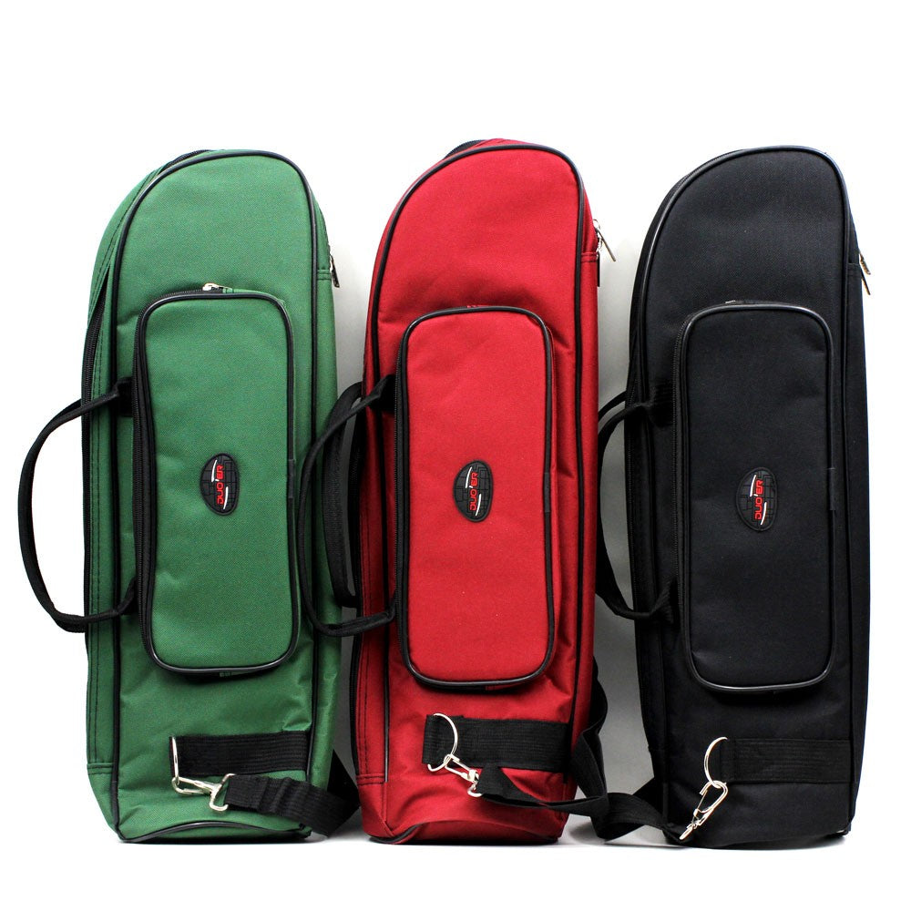 Water-Resistant Trumpet Gig Bag, 600D Oxford Cloth, Adjustable Shoulder Strap, 5mm Padded, with Pocket