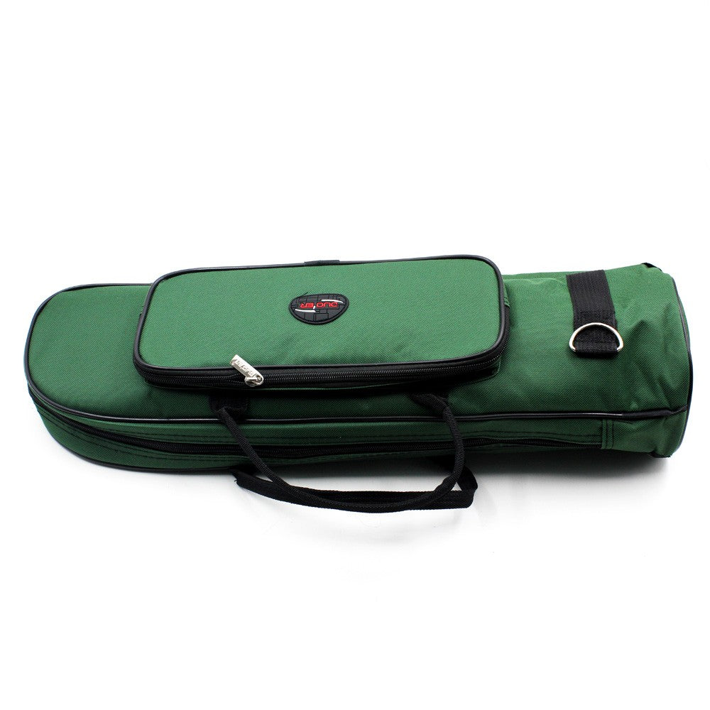 Water-Resistant Trumpet Gig Bag, 600D Oxford Cloth, Adjustable Shoulder Strap, 5mm Padded, with Pocket