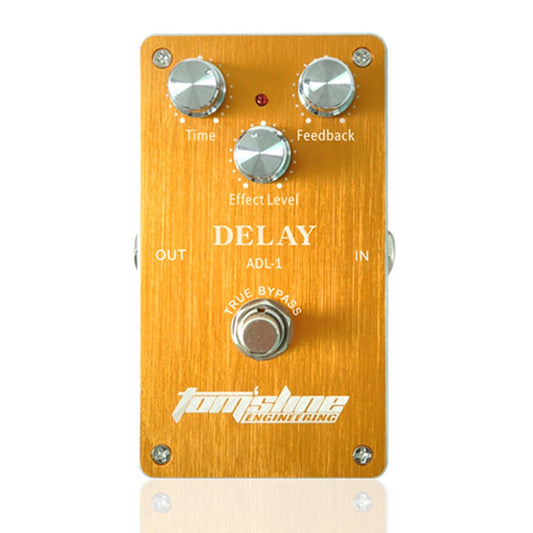 Aroma ADL-1 Electric Guitar Delay Pedal - Aluminum Housing, True Bypass