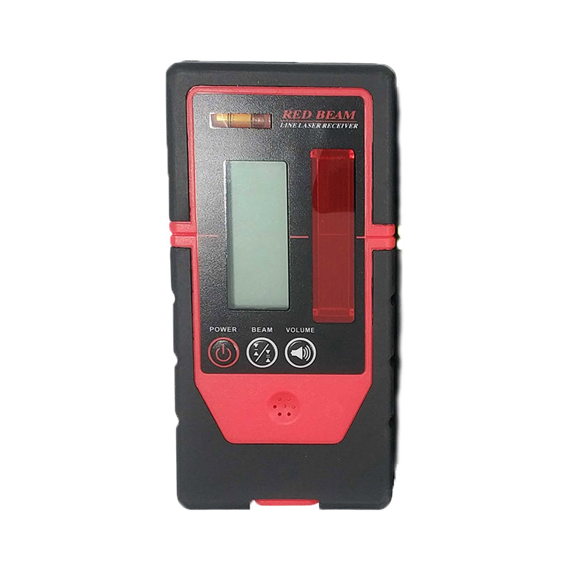 Laser Level Receiver – 196ft Range, Dual LED & Beeper, Red/Green Beam Compatible