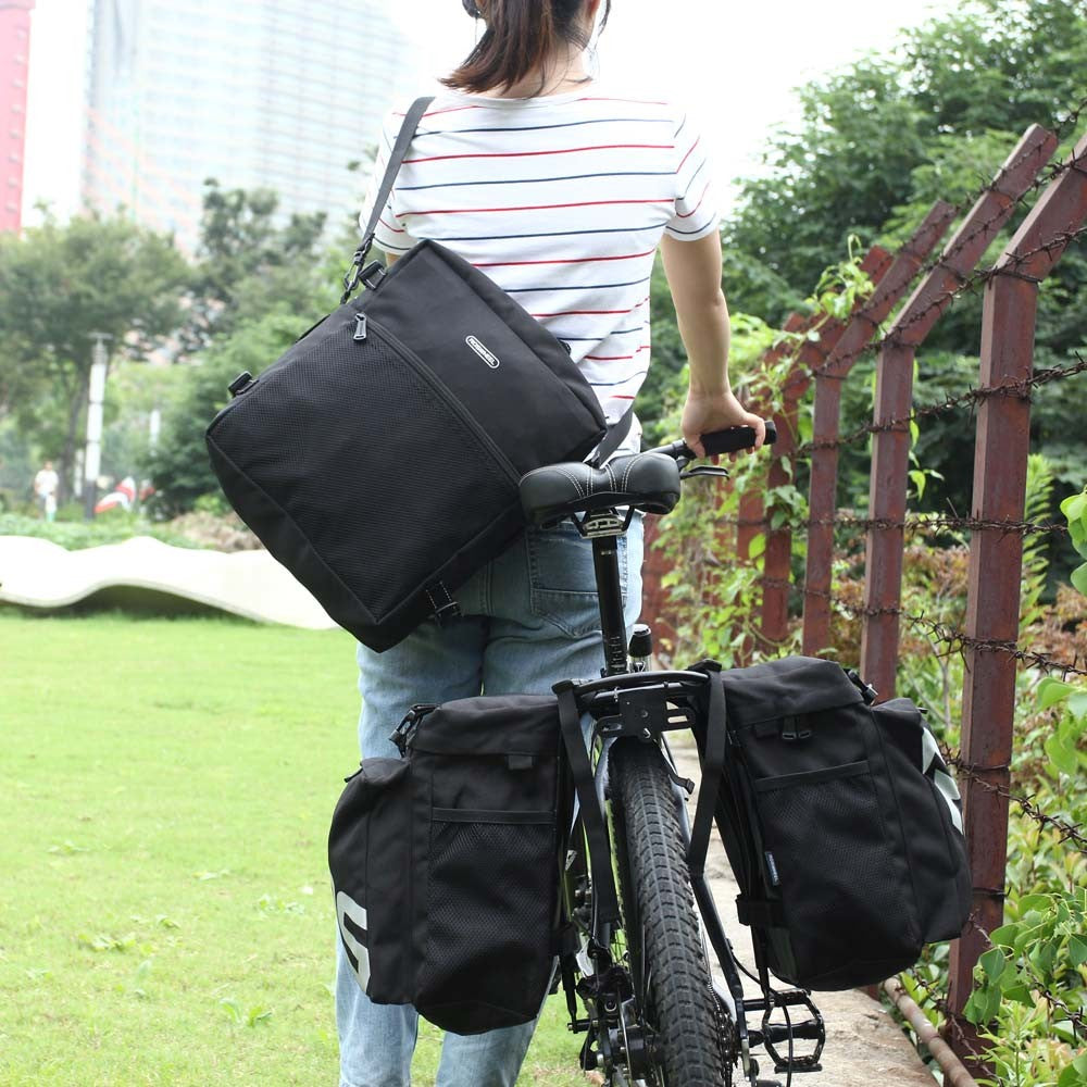 ROSWHEEL 3-in-1 Multifunction Bike Pannier & Trunk Bag for Road & MTB