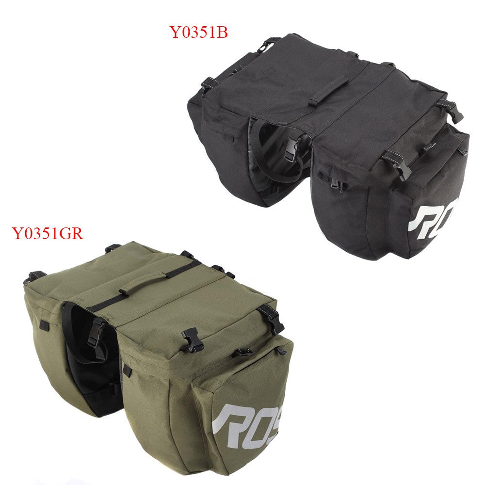 ROSWHEEL 3-in-1 Multifunction Bike Pannier & Trunk Bag for Road & MTB
